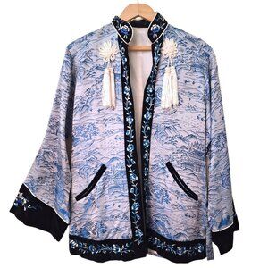 Mount Antelope Vintage brocade jacket fully lined size medium